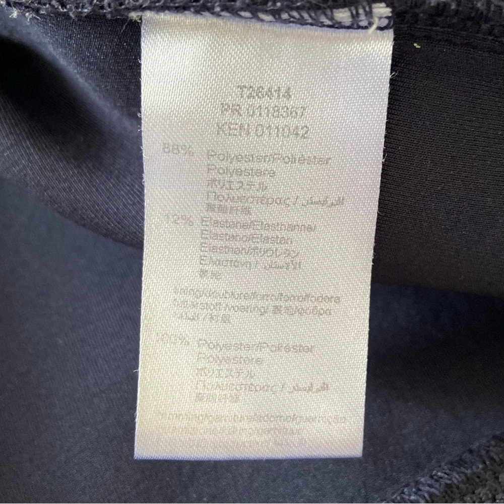 Timberland Kids Navy Blue Scuba Neoprene Zip Hoodie Embossed Logo, Boy’s Size 4